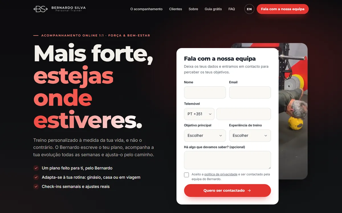 Bernardo Silva — desktop